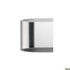ASSO 300, lampa ścienna, LED, 3000K, owalna, aluminium szczotkowa/biała, D/S/W 30/9,5/7 cm (151275) - SLV