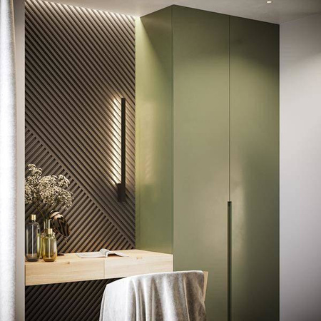 Kinkiet LAHTI S czarny LED 3000K (TH.183) - Thoro Lighting