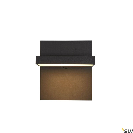 ABRIDOR, lampa ścienna natynkowa LED outdoor, IP55, kolor antracytowy, 3000/4000K (1002989) - SLV