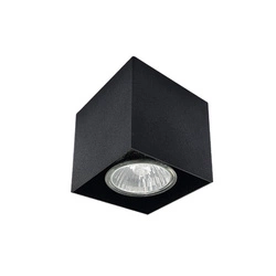 Plafon Cage out mini 0-1 - Czarny (70 mm)   (1074) - Brosline