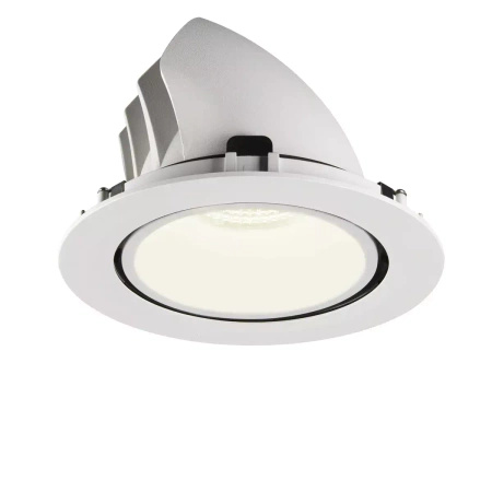 NUMINOS® GIMBLE XL, oprawa sufitowa wpuszczana biała 4000 K 55° (1006081) - SLV