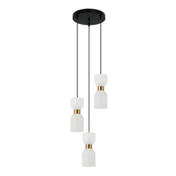 Lampa wisząca Monza  (PND-57602-3-BK+BRO) - Italux
