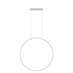 Lampa wisząca Mirror z regulacją CCT mała biała (LP-999/1P S WH CCT) - Light Prestige