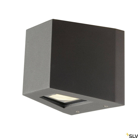OUT-BEAM, lampa ścienna outdoor, LED, 3000K, beam up/flood down, antracytowa (229665) - SLV