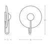 SCONCE LED3W MARBLE - BLACK (18168 Zambelis) - Zambelis
