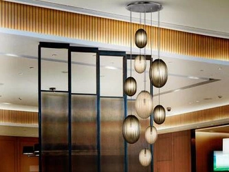 Ovila lampa wisząca 9L (752367D) - Schuller