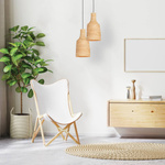 PENDANT LAMP NATURAL BRAIDED WHEAT 1XE27 (22171 Zambelis) - Zambelis