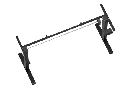 Elektrycznie regulowany stelaż do biurka z ładowarką USB Control Flex+ Czarny (LV0739) - LVN SYSTEM