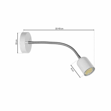 Kinkiet MAXI WHITE 1xGU10 (MLP9639) - Milagro