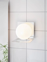 Kinkiet do łazienki ZENIT Wall 1L IP44 Chrome/Opal