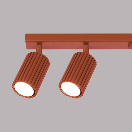 Plafon KARBON 6L ochra czerwona (SL.1642) - Sollux Lighting