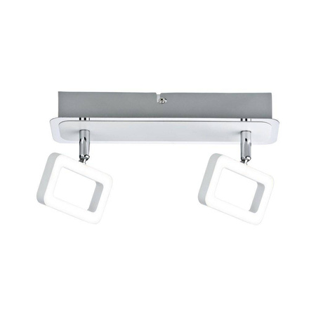 Spotlight Frame 2x4,5W Biały Mat/ Chrom 230V Metal (PL66639) - PAULMANN
