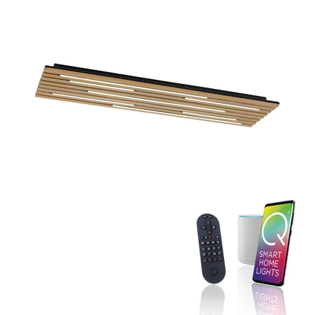 Q-AKUSTIK KINKIET/LAMPA SUFITOWA DREWNO (6422-79) - Paul Neuhaus