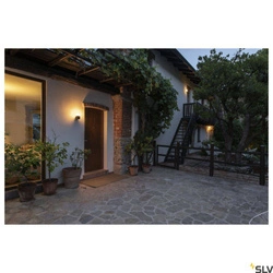 Kinkiet zewnętrzny GRAFIT, kwadratowy czujnik (1006183) - SLV