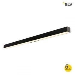 Q-LINE LED ścienna, czarna, 3000K