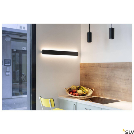 DIRETO 90 WL, wewnętrzna lampa ścienna natynkowa LED, czarna, przełącznik CCT 2700/3000 K (1004742) - SLV