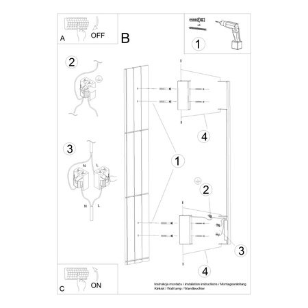 Kinkiet SAPPO 150 beżowy LED 3000K (TH.418) - Thoro Lighting