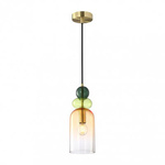 Lampa wisząca Manso (PND-37462C-MC-GD) - Italux