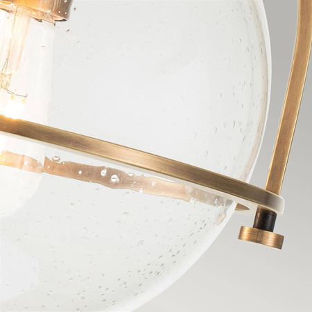 Lampa sufitowa Somerset, Stary mosiądz (QN-SOMERSET-F-C-HB) - Quintiesse