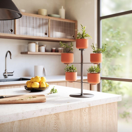 UMBRA doniczka stołowa TERRAPOTTA tytanowa (1015664-624) - Umbra