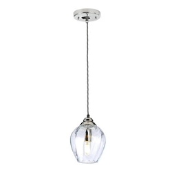 Pojedyncza lampa wisząca Tiber (TIBER-P-CLEAR) - Elstead Lighting