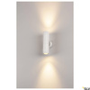 ASTINA, lampa ścienna outdoor, TCR50-SE, IP44, okrągła, up/down, biała, maks. 44W (228771) - SLV