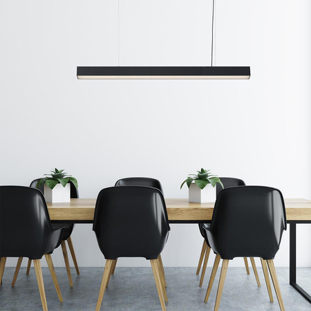 Lampa wisząca Luci L LED CCT Tuya czarna  (LP-1401/1P L BK Smart) - Light Prestige