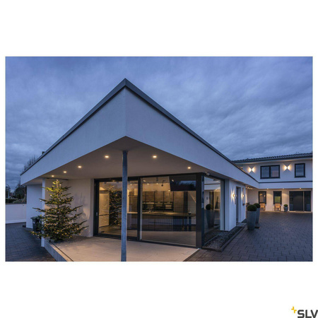 PATTA-I, lampa wpuszczana, LED, 3000K, okrągła, biała matowa, 38°, z zasilaczem (114421) - SLV