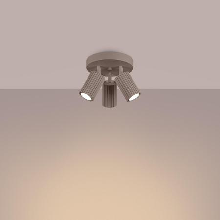 Plafon KARBON 3P taupe (SL.1768) - Sollux Lighting