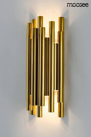 MOOSEE lampa ścienna ORGANO złota (MSE010400198) - Moosee