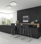 CEILING LED LIGHT 39W 3000K METAL-ACRYLIC BLACK (23090 Zambelis) - Zambelis