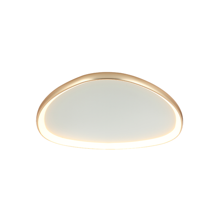 CEILING LED LIGHT 32W 3000K METAL-ACRYLIC GOLD MATT (23088 Zambelis) - Zambelis
