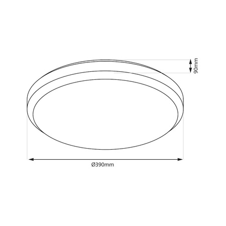 Plafon LIRIA 3xE27 (ML2052) - Milagro