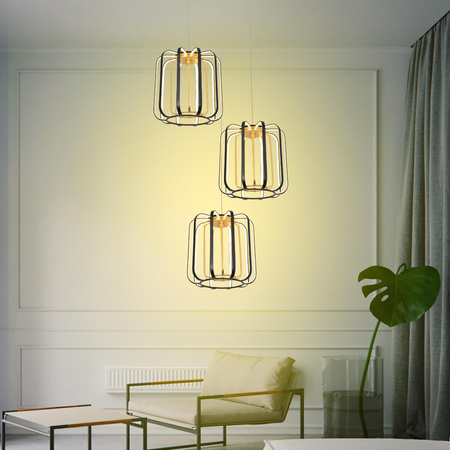 XARA Lampa wisząca potrójna okrągła (9210-0310) - Aviano Lighting