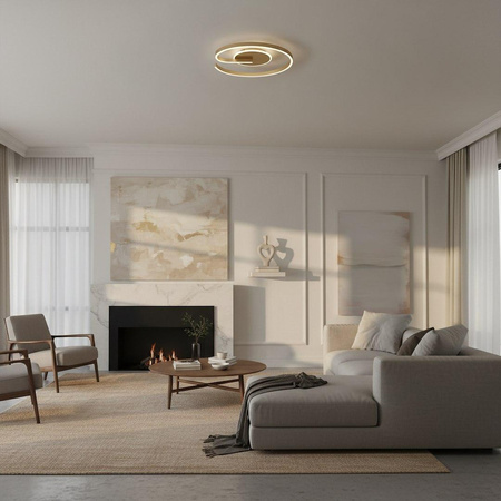 Lampa sufitowa LORENZO GOLD 22W LED (ML1849) - Milagro