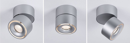 Oprawa nastropowa Spircle 8W 36st. 3000K 230V Chrom mat/Alu (PL93375) - PAULMANN