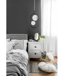 Lampa sufitowa / wisząca Koban C (KOC222P0) - Ummo - oplot poliestrowy / czarny