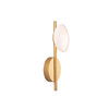 WALL LIGHT 7W METAL GLASS GOLD MATT (22061 Zambelis) - Zambelis