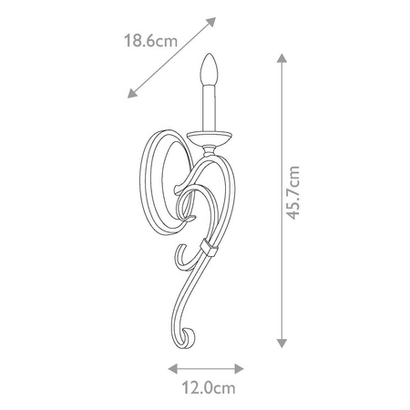 Kinkiet Taulbee (KL-TAULBEE1) - Elstead Lighting