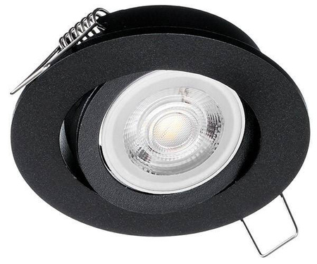 Oczko sufitowe okrągłe ruchome IP20 Black (EKZ343) - Eko-Light