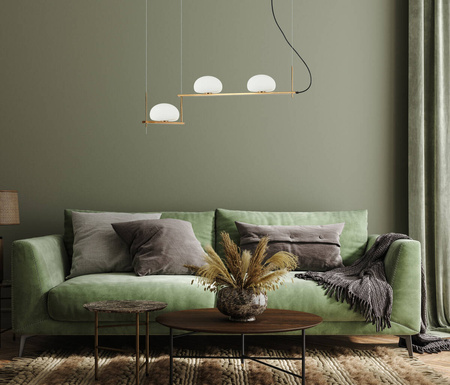 Lampa wisząca Kernio  (PND-357783-BRO+W) - Italux