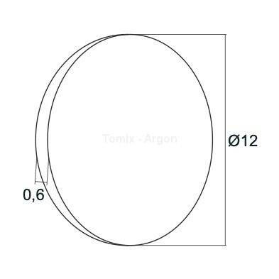Kinkiet 1 pł. S OREGON ARGON 3856