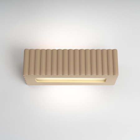 Kinkiet ceramiczny RIGATA taupe (SL.1887) - Sollux Lighting