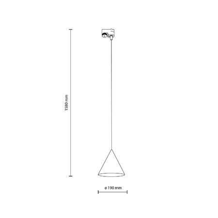 TRACER CONO BRICK (10652) - TK Lighting
