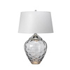 Lampa stołowa Samara - 2 źródła światła - Przydymione szkło (QN-SAMARA-TL-SMK) - Quintiesse