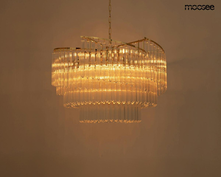 Ekskluzywna kryształowa lampa wisząca LUMA 60 złota (MSE1501100568) - Moosee