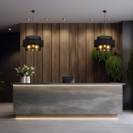 Lampa wisząca CALISTO 3 BLACK Ø 50 (5099) - TK Lighting