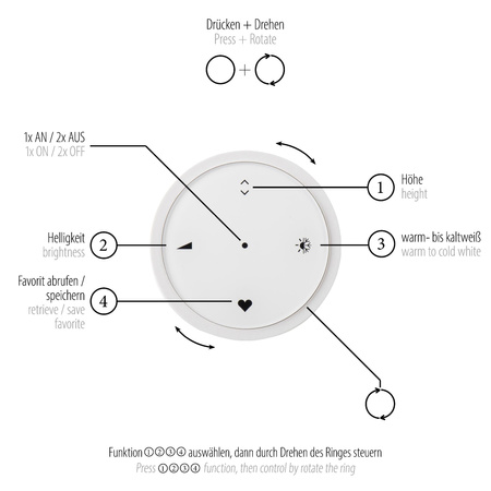 PURE E-MOTION LAMPA WISZĄCA CZARNY/DREWNO (2570-79) - Paul Neuhaus