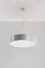 Lampa wisząca ARENA 45 szara (SL.0119) - Sollux