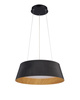 Lampa wisząca z efektownym kloszem FRILL LED czarna 45 cm (ST-DL6487-BK) - Step into Design